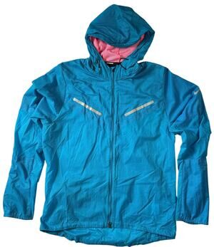 Nike Cyclone Running Windbreaker Jacket Blue Pink Women’s Medium